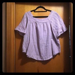 Women’s size XL striped blouse